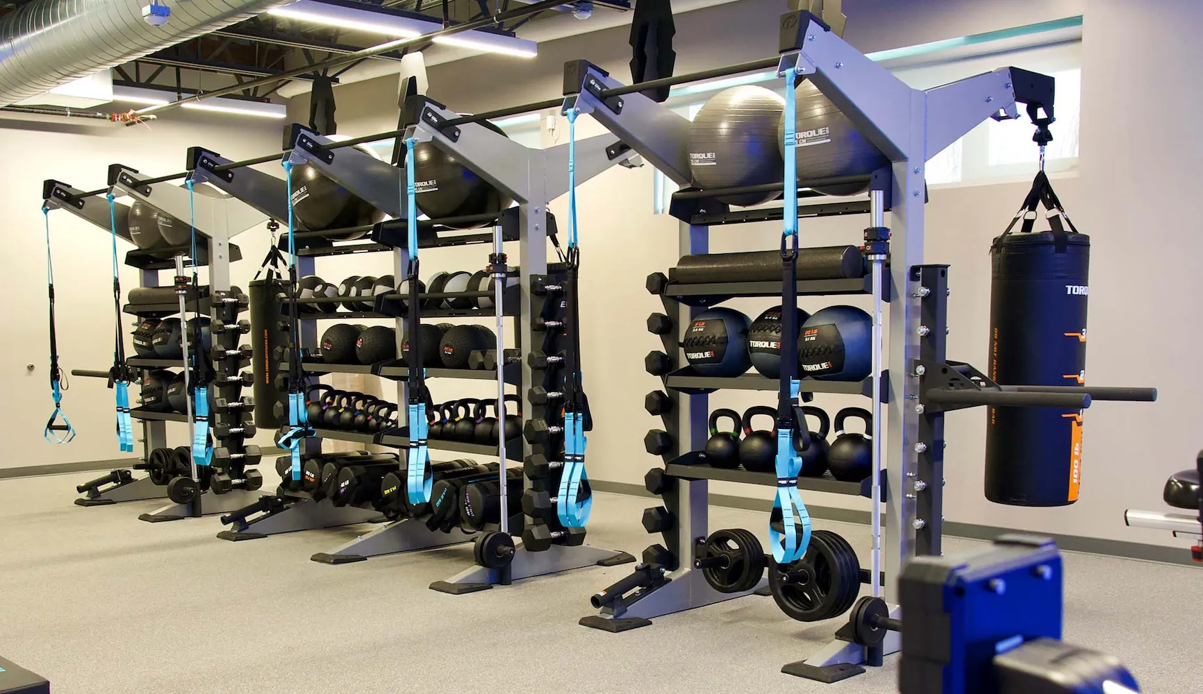 Portfolio showcase of fitness equipment installation