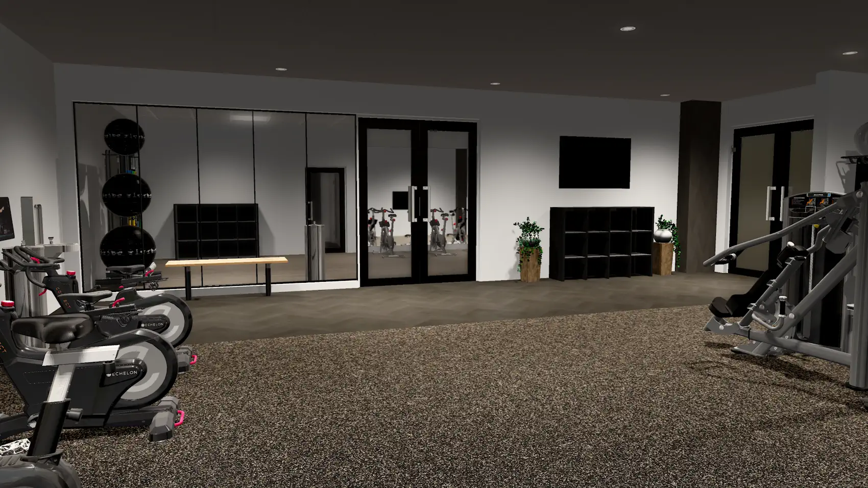 fitness center render