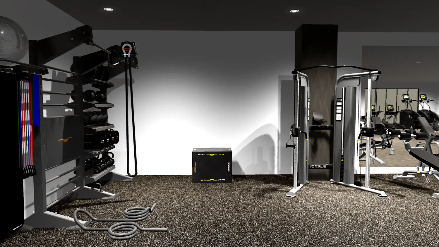 fitness center render