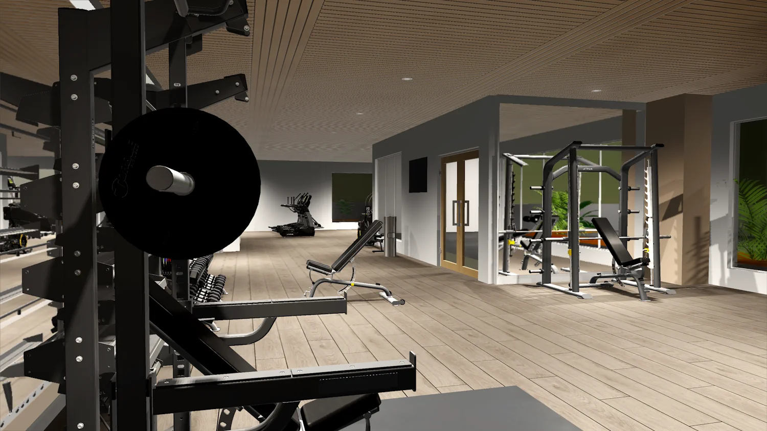 fitness center render