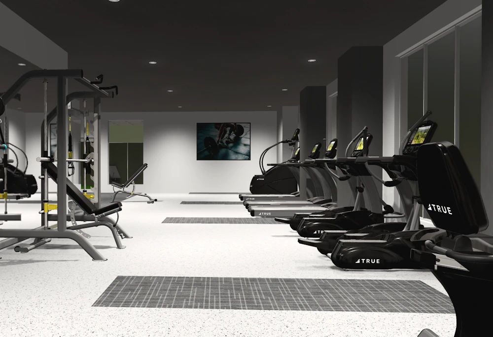 fitness center render