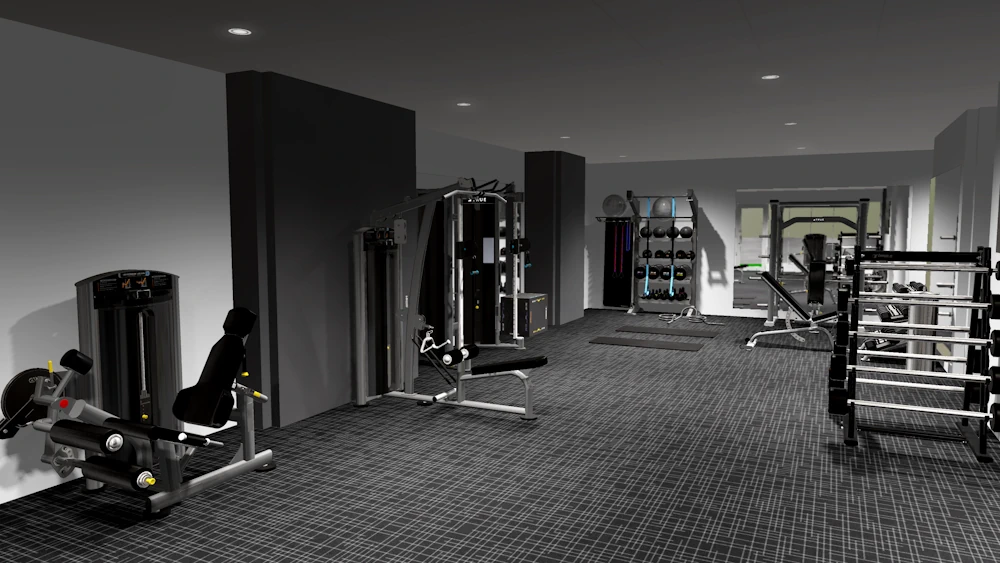 fitness center render